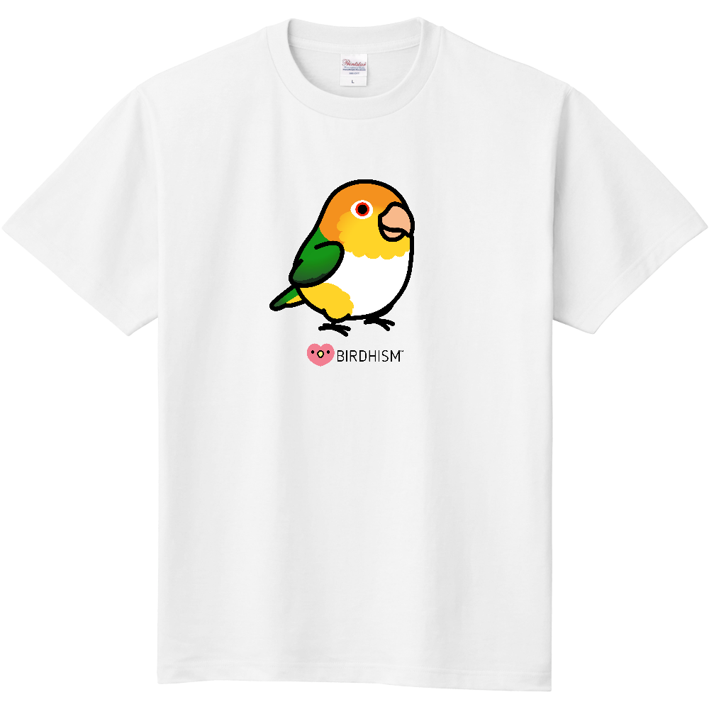 Chubby Bird　シロハラインコ　スタンダードTシャツ　ホワイト　受注製作　送料無料　メーカー直送　クーポン利用不可