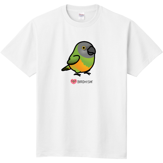 Chubby Bird　ネズミガシラハネナガインコ　スタンダードTシャツ　ホワイト　受注製作　送料無料　メーカー直送　クーポン利用不可