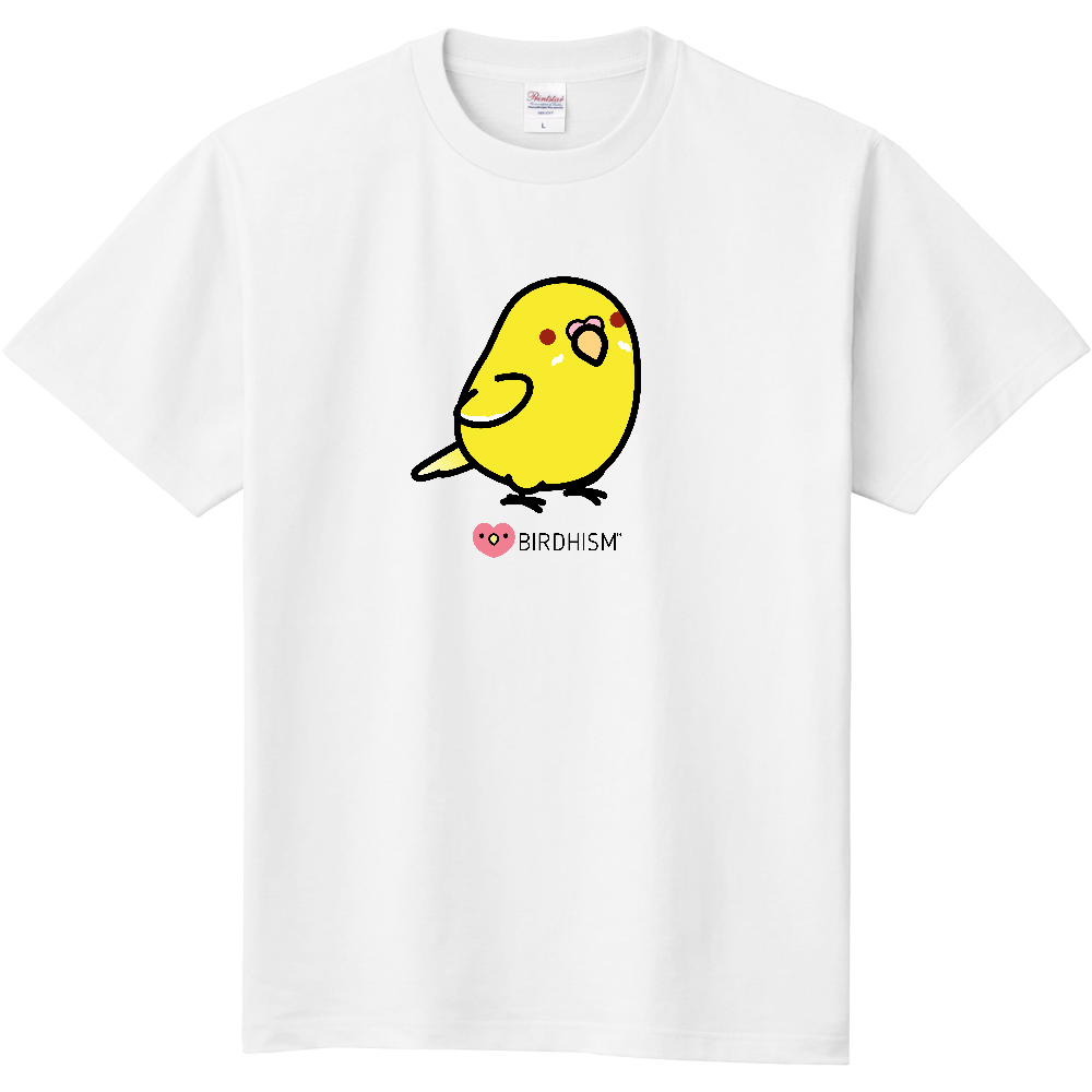 Chubby Bird　セキセイインコ　スタンダードTシャツ　ホワイト　受注製作　送料無料　メーカー直送　クーポン利用不可