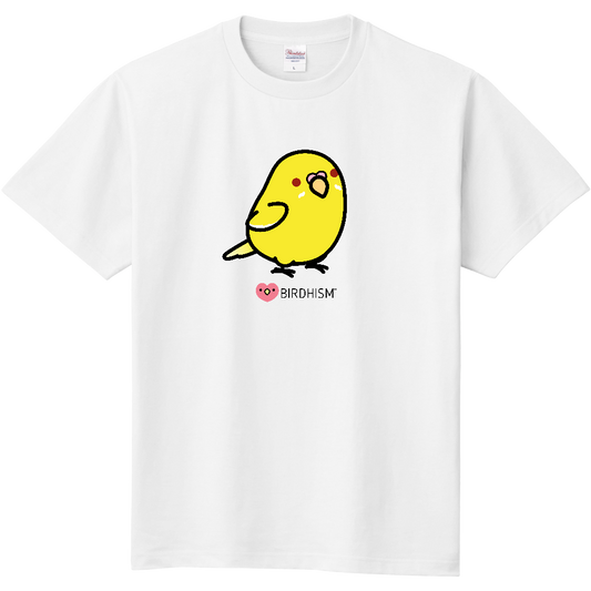 Chubby Bird　セキセイインコ　スタンダードTシャツ　ホワイト　受注製作　送料無料　メーカー直送　クーポン利用不可