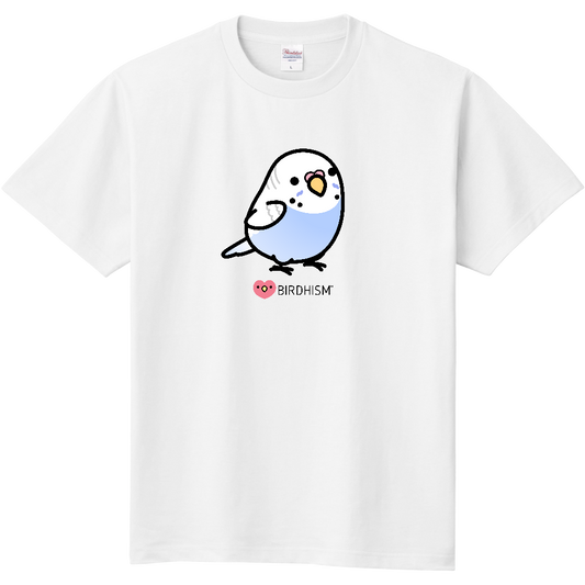 Chubby Bird　セキセイインコ　スタンダードTシャツ　ホワイト　受注製作　送料無料　メーカー直送　クーポン利用不可
