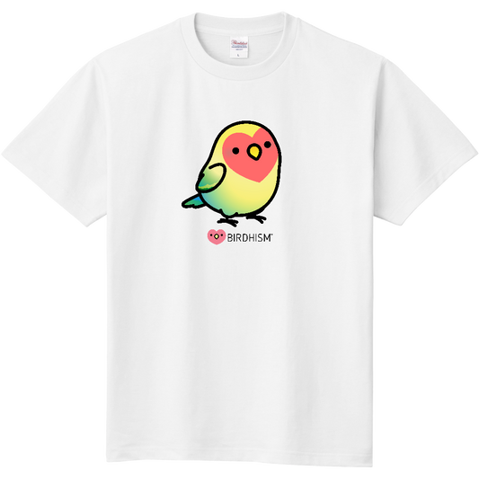 Chubby Bird　コザクラインコ　スタンダードTシャツ　ホワイト　受注製作　送料無料　メーカー直送　クーポン利用不可