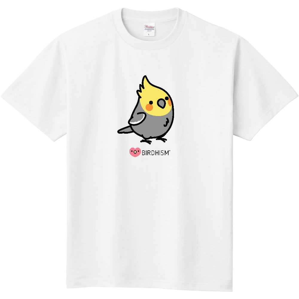 Chubby Bird　オカメインコ　スタンダードTシャツ　ホワイト　受注製作　送料無料　メーカー直送　クーポン利用不可