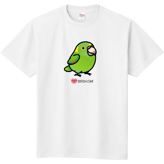 Chubby Bird　キエリボウシインコ　スタンダードTシャツ　ホワイト　受注製作　送料無料　メーカー直送　クーポン利用不可