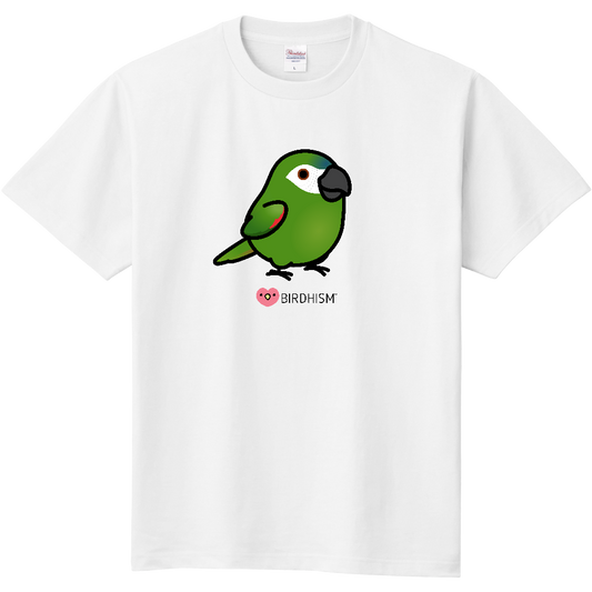 Chubby Bird　コミドリコンゴウインコ　スタンダードTシャツ　ホワイト　受注製作　送料無料　メーカー直送　クーポン利用不可