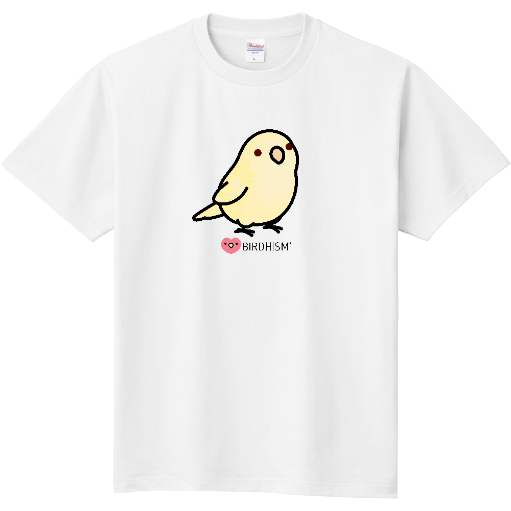 Chubby Bird　サザナミインコ　スタンダードTシャツ　ホワイト　受注製作　送料無料　メーカー直送　クーポン利用不可