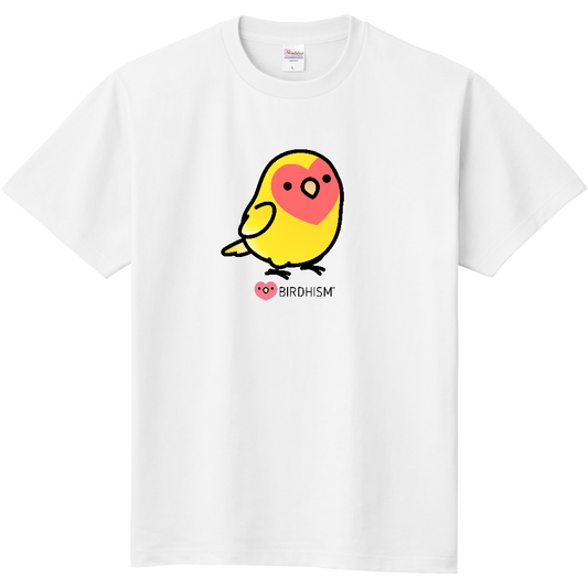 Chubby Bird　コザクラインコ　スタンダードTシャツ　ホワイト　受注製作　送料無料　メーカー直送　クーポン利用不可