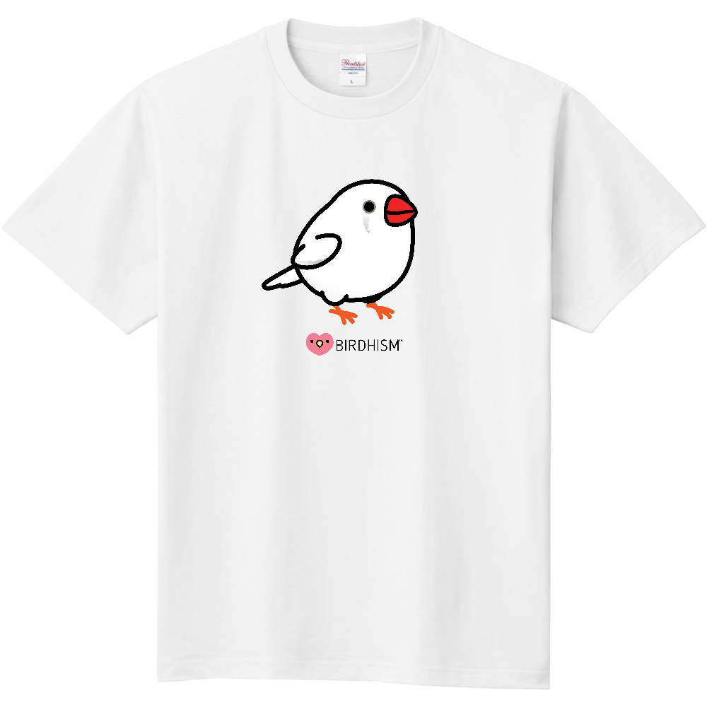 Chubby Bird　キンカチョウ　スタンダードTシャツ　ホワイト　受注製作　送料無料　メーカー直送　クーポン利用不可