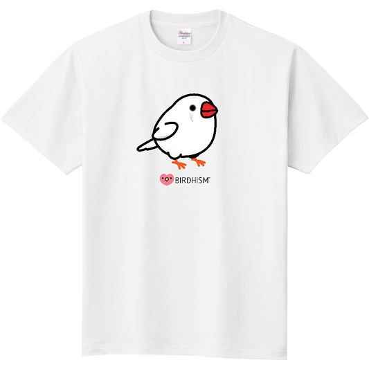 Chubby Bird　キンカチョウ　スタンダードTシャツ　ホワイト　受注製作　送料無料　メーカー直送　クーポン利用不可