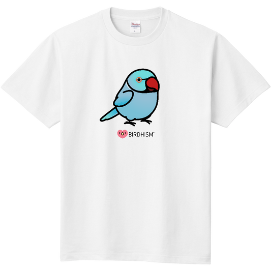 Chubby Bird　ワカケホンセイインコ　スタンダードTシャツ　ホワイト　受注製作　送料無料　メーカー直送　クーポン利用不可
