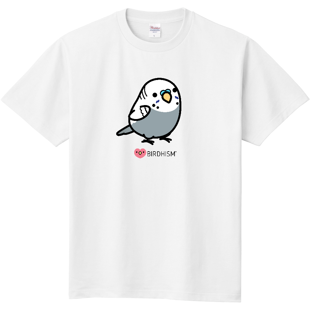 Chubby Bird　セキセイインコ　スタンダードTシャツ　ホワイト　受注製作　送料無料　メーカー直送　クーポン利用不可