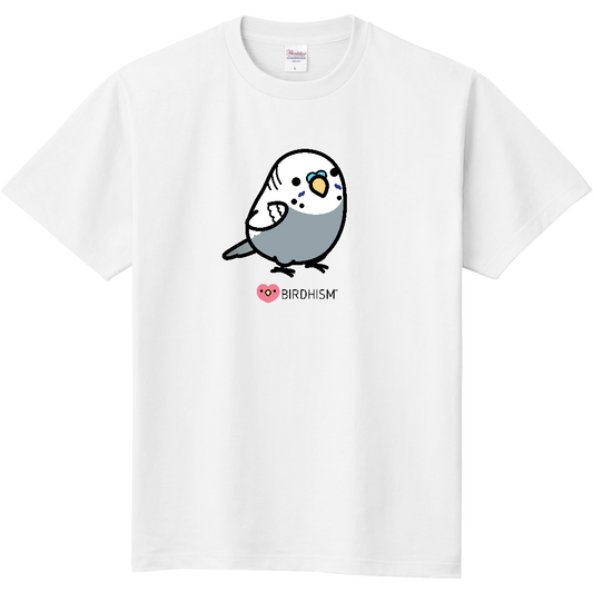 Chubby Bird　セキセイインコ　スタンダードTシャツ　ホワイト　受注製作　送料無料　メーカー直送　クーポン利用不可