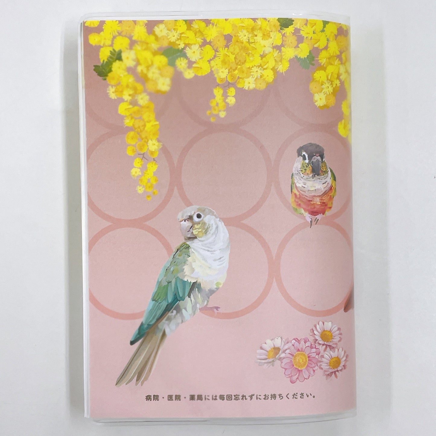 お薬手帳　とりアート　ウロコインコ - Sweet Birdie Boutique