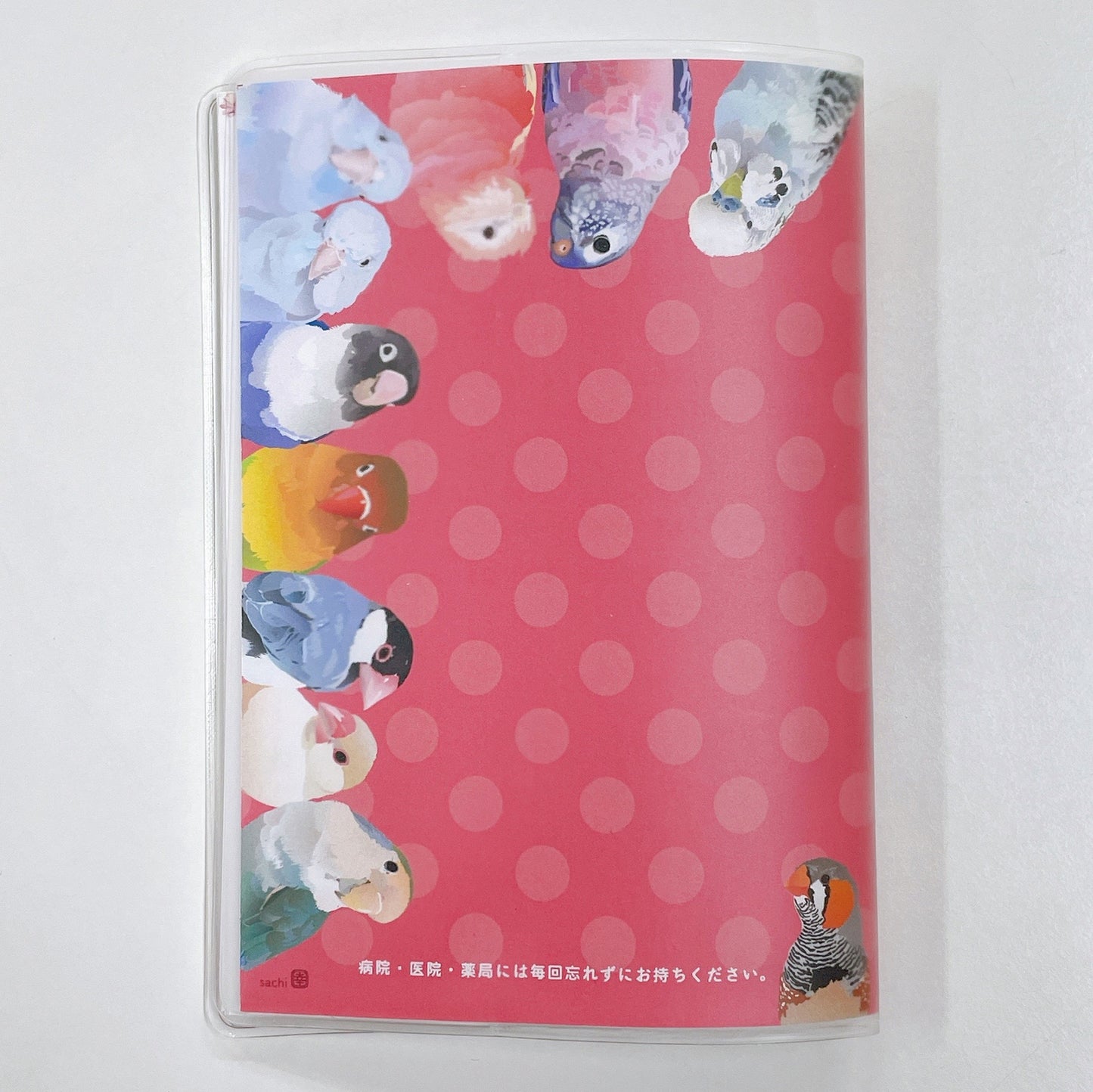 お薬手帳　とりアート　ことりたち - Sweet Birdie Boutique
