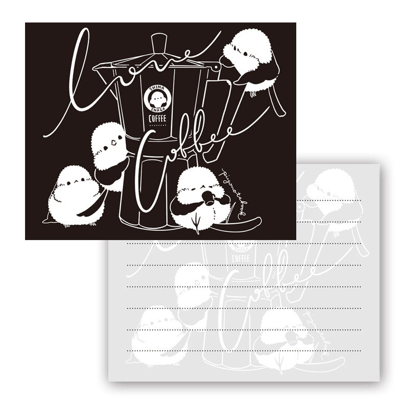 メモ帳　シマエナガのエスプレッソ