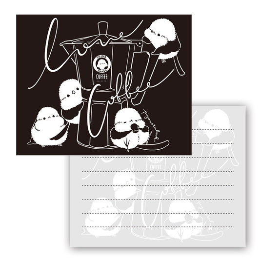 メモ帳　シマエナガのエスプレッソ