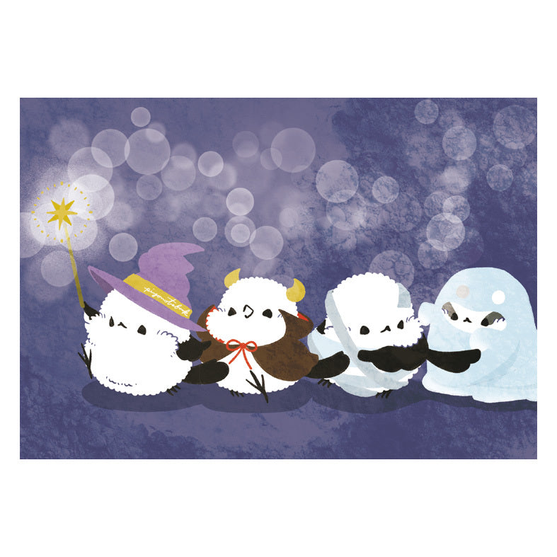 メモ帳　ハロウィンパレード　シマエナガ - Sweet Birdie Boutique
