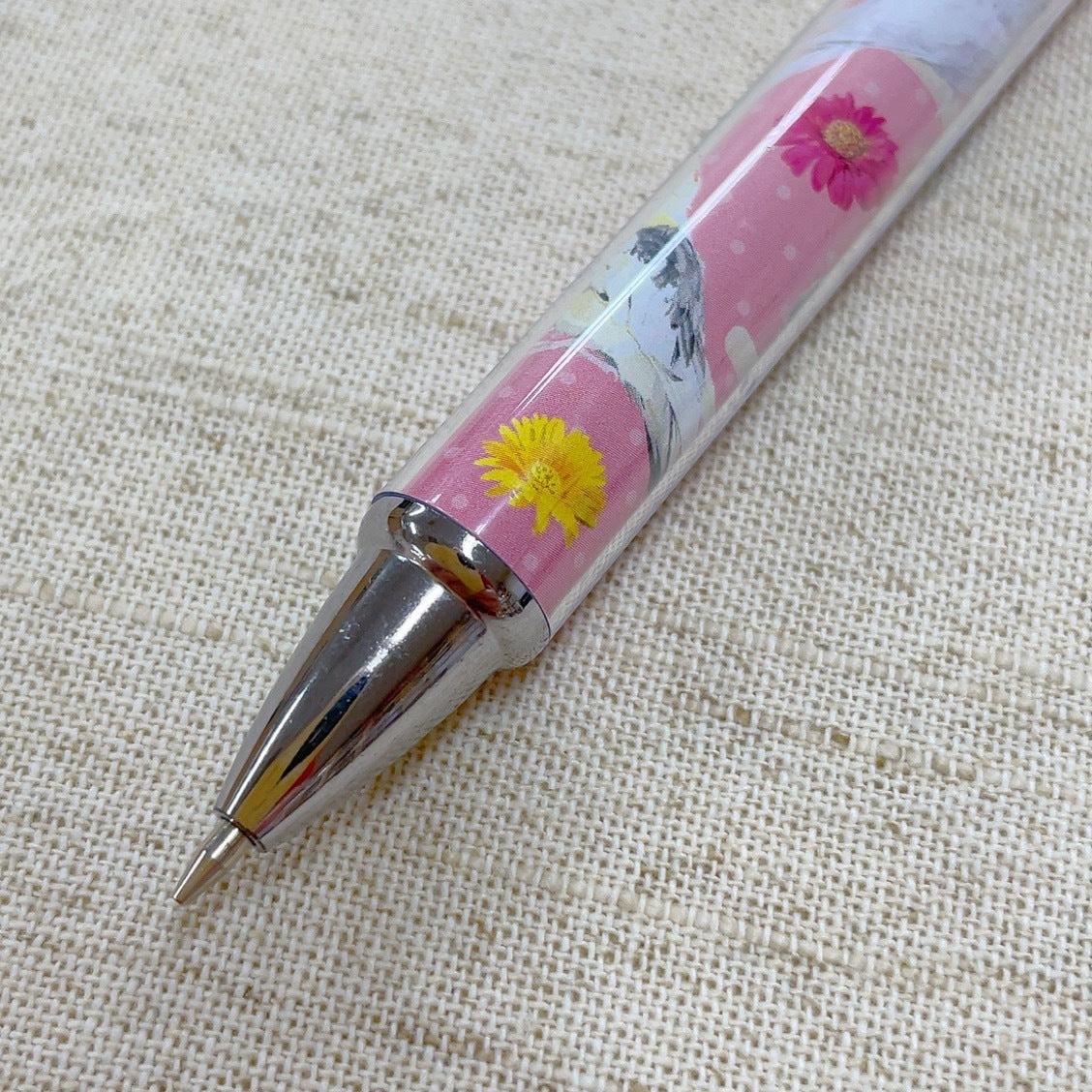 ボールペン　とりアート　花おかめ　オカメインコ