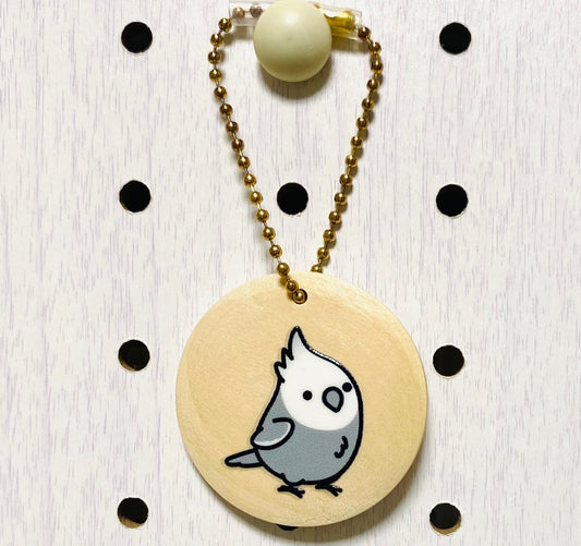 Chubby Bird　木製チャーム　オカメインコ　クーポン利用不可