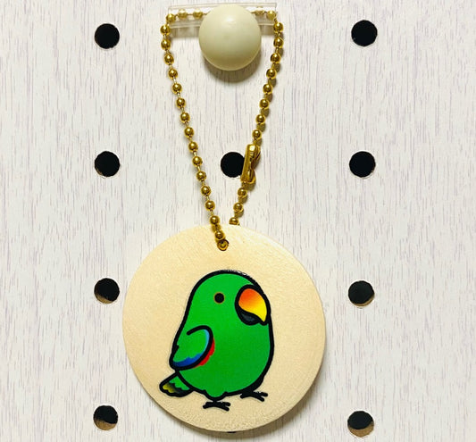 Chubby Bird　木製チャーム　オオハナインコ　クーポン利用不可