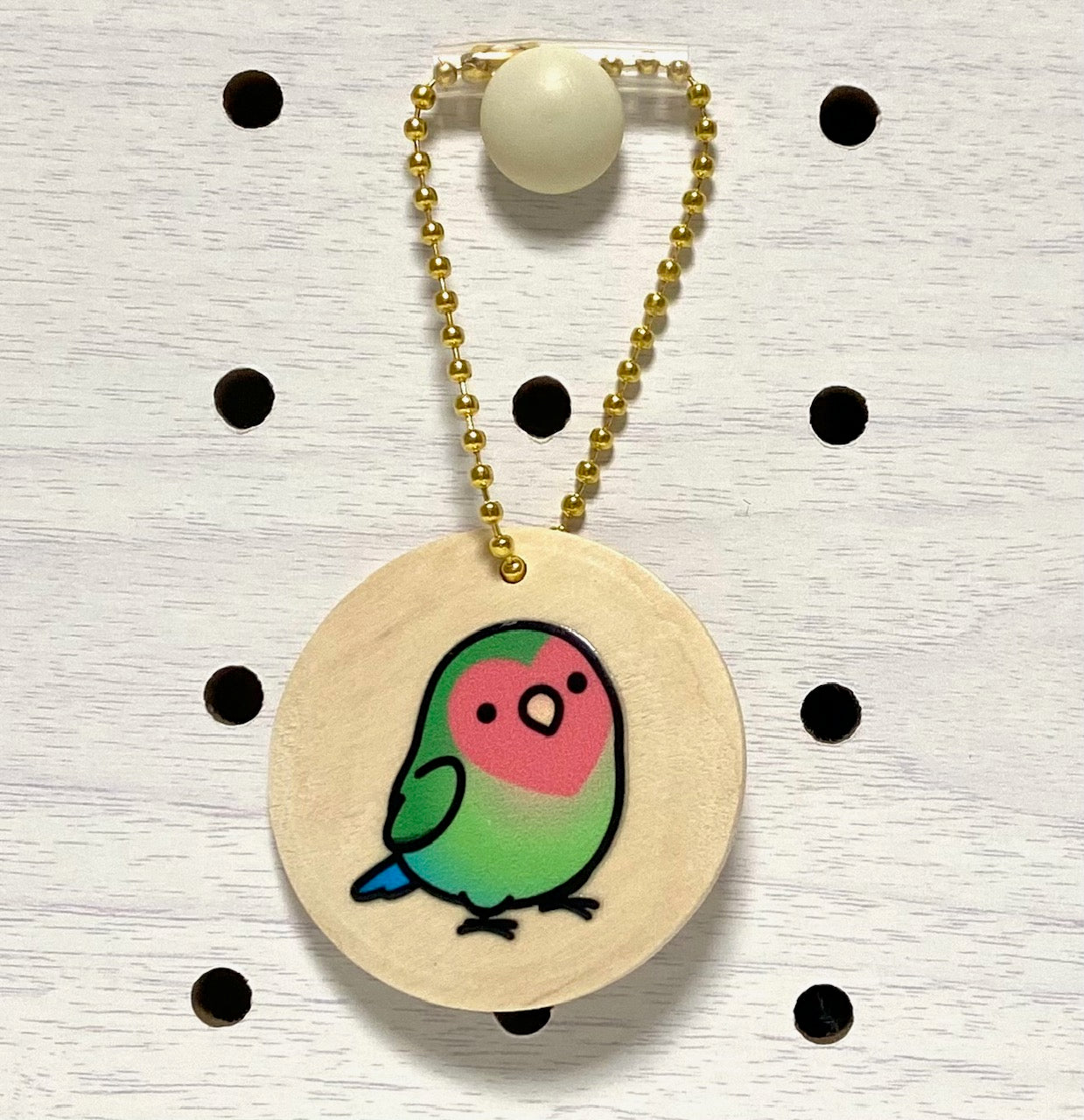 Chubby Bird　木製チャーム　オキナインコ　17種　受注製作　クーポン利用不可