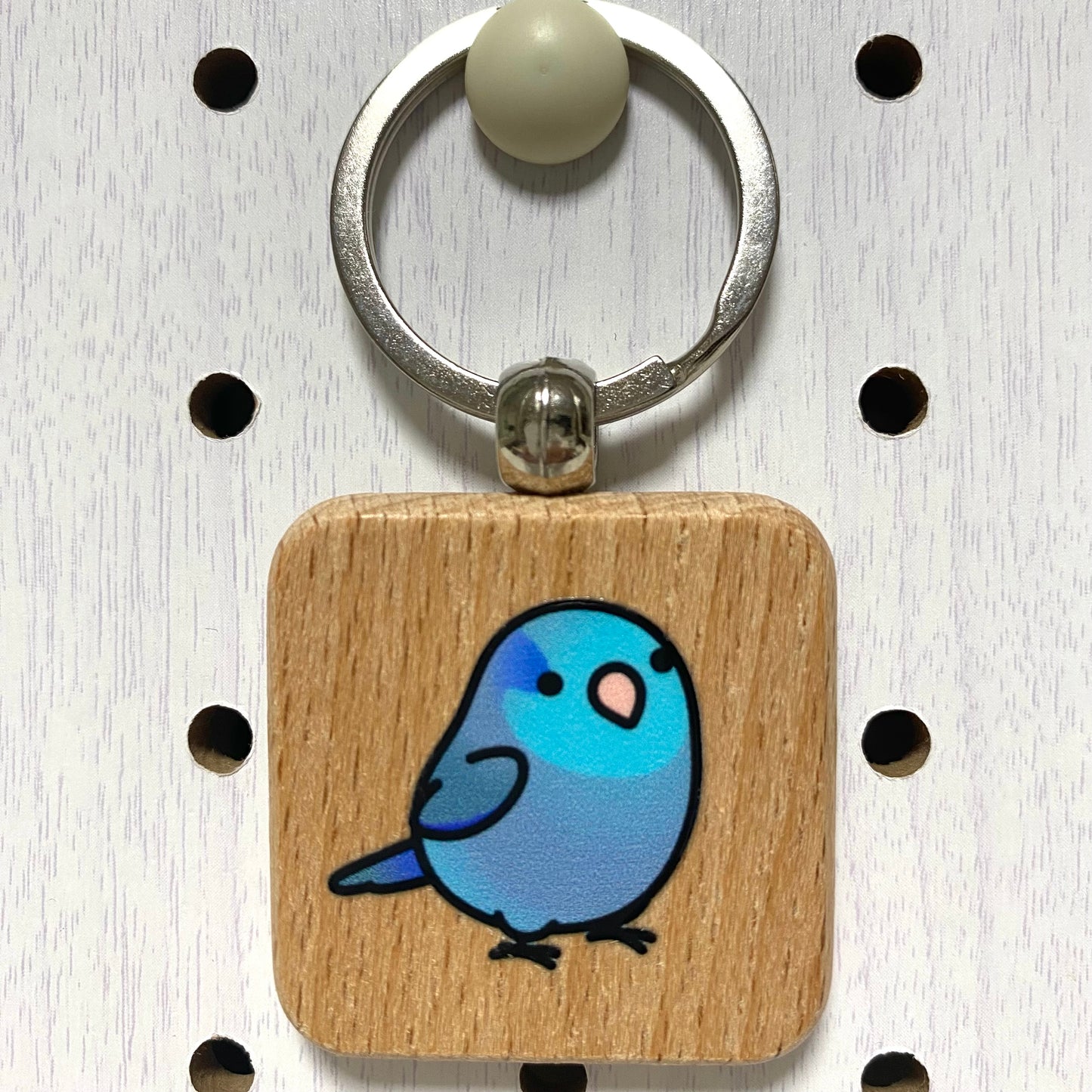 Chubby Bird　木製キーホルダー　コザクラインコ　12種　受注製作　クーポン利用不可