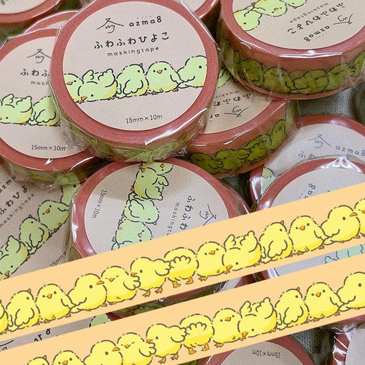 マスキングテープ　ふわふわひよこ - Sweet Birdie Boutique