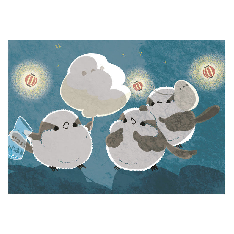 メモ帳　夏祭り　シマエナガ - Sweet Birdie Boutique