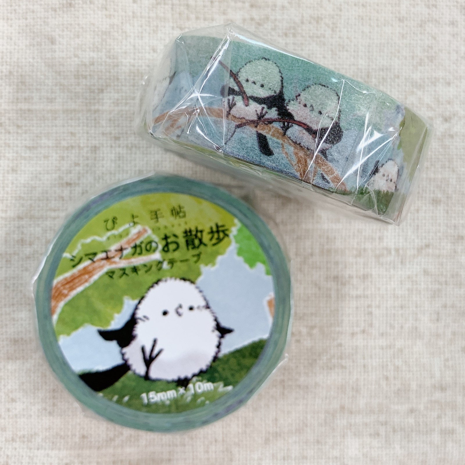 マスキングテープ　シマエナガのお散歩 - Sweet Birdie Boutique