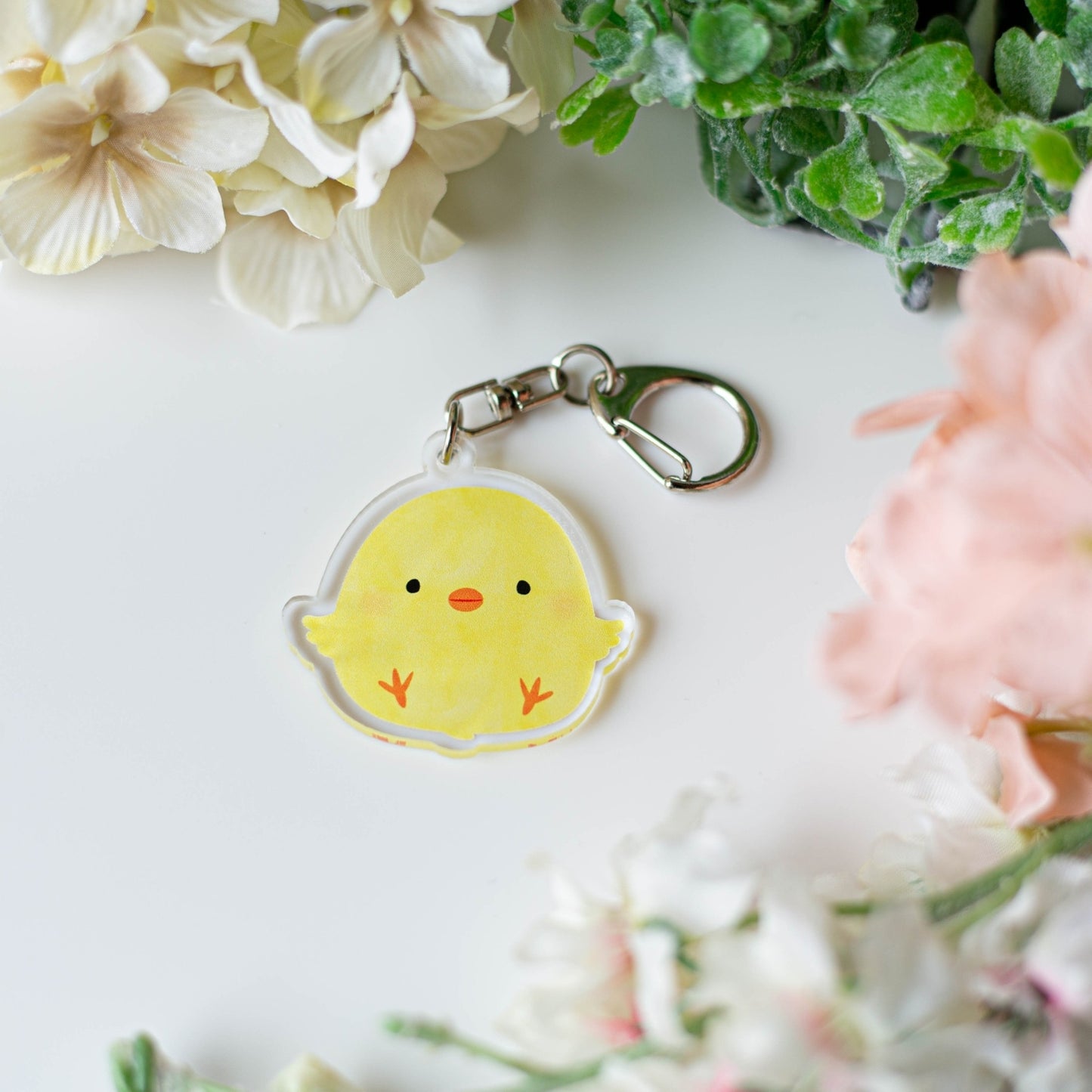 受注製作　アクリルキーホルダー　ひよこのぴよこ　クーポン利用不可