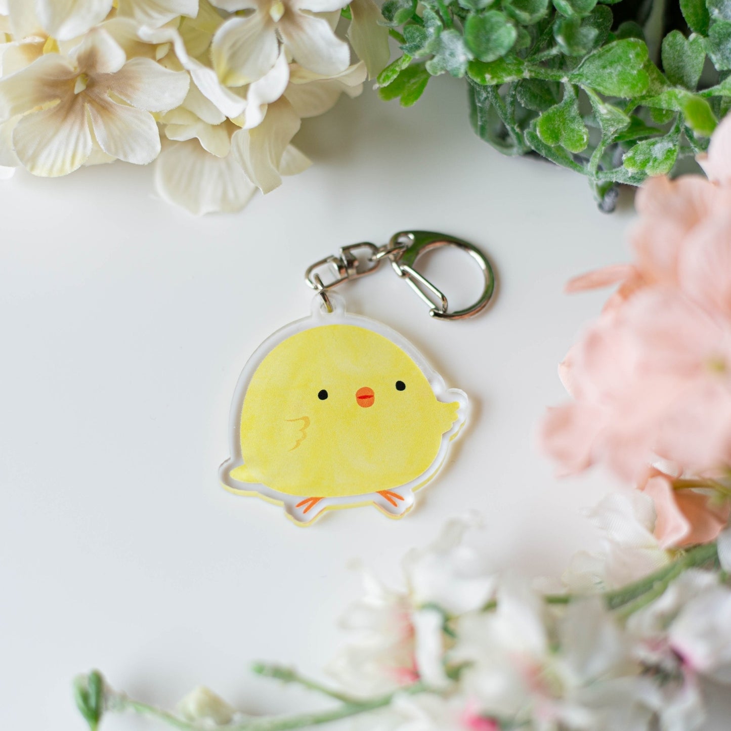 受注製作　アクリルキーホルダー　ひよこのぴよこ　クーポン利用不可