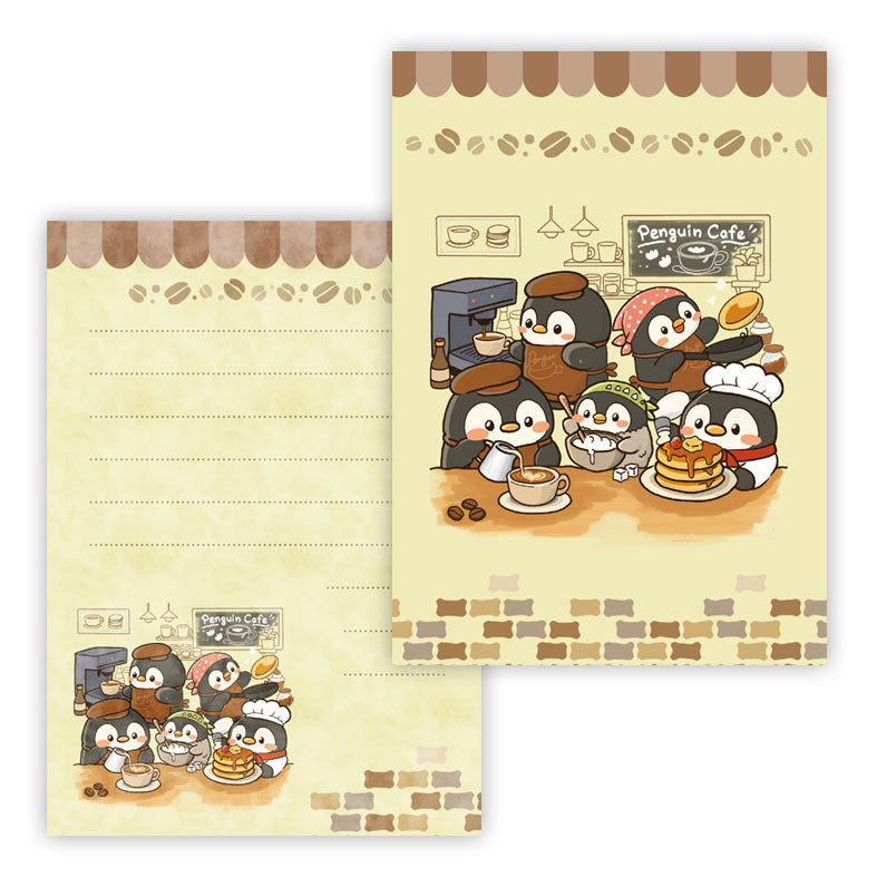 メモ帳　ペンギンカフェ - Sweet Birdie Boutique