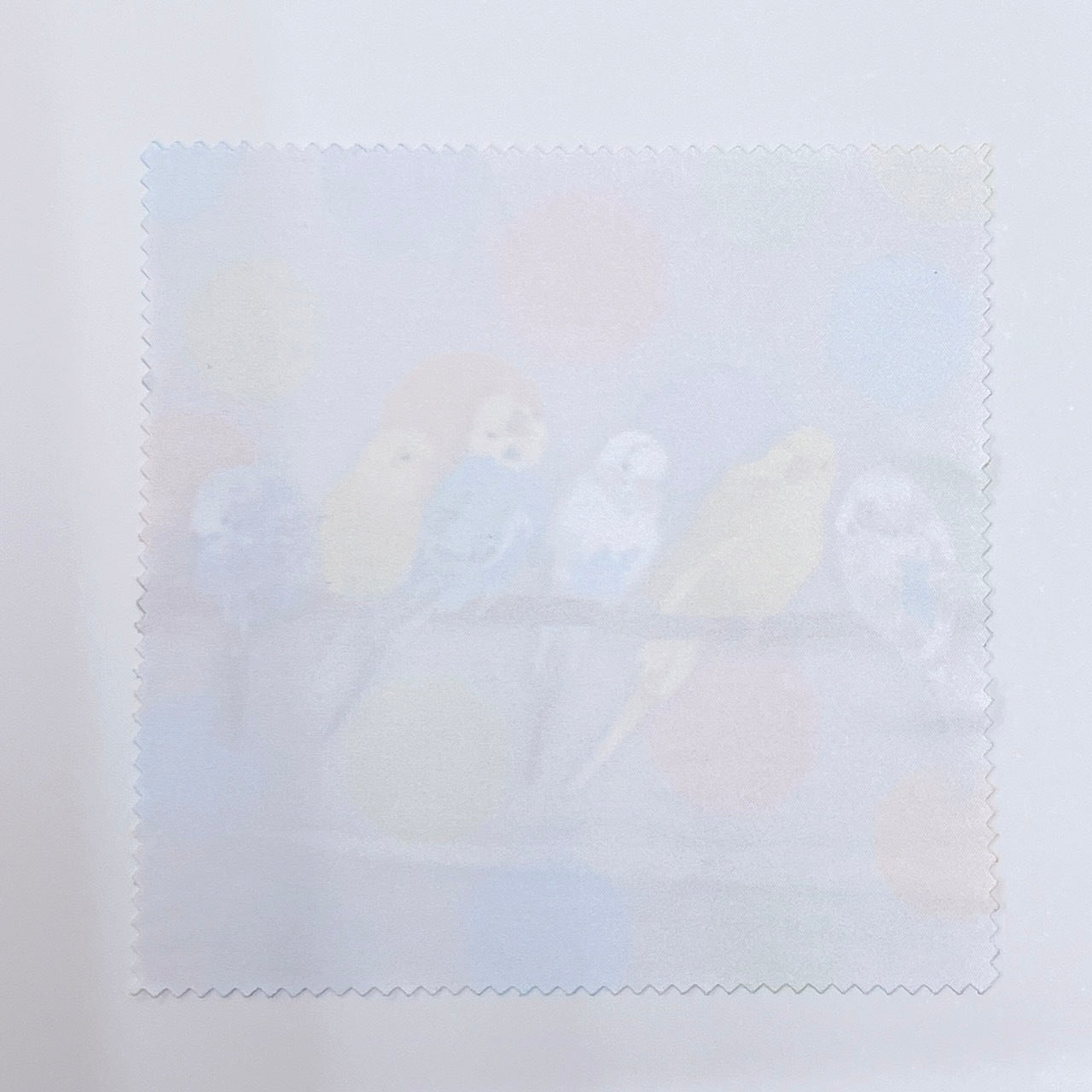 メガネ拭き　パステルカラーズ　セキセイインコ