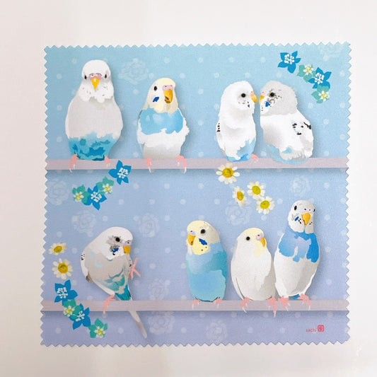 メガネ拭き　ゆめいろいんこ　セキセイインコ