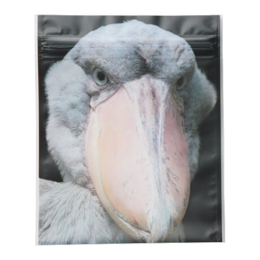ジップバッグ　ハシビロコウ - 小鳥雑貨専門のお店　スウィート・バーディー・ブティック