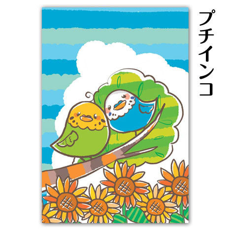 ポストカード 　プチ文鳥 - 小鳥雑貨専門のお店　スウィート・バーディー・ブティック