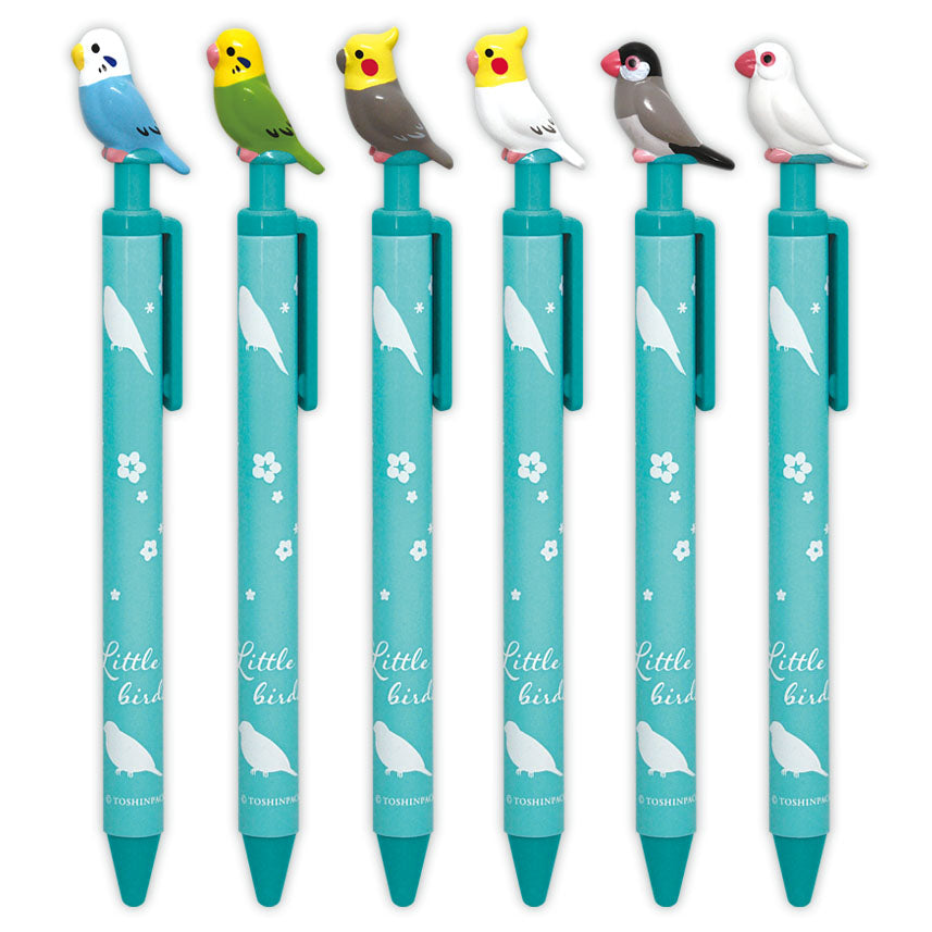 ボールペン　白文鳥 - 小鳥雑貨専門のお店　スウィート・バーディー・ブティック